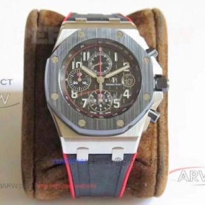 JF Factory CAL.3126 Audemars Piguet Royal Oak Offshore Chronograph 42MM Watches - Stainless Steel Case Black Face Black Ceramic